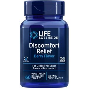 Life Extension Discomfort Relief (Berry Flavor) - 60 kauwtabletten