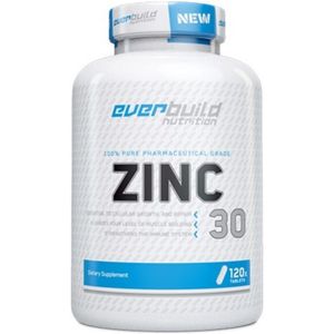 Everbuild Nutrition Zinkbisglycinaat 30 mg - 120 tabletten