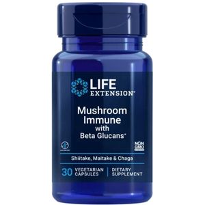 Life Extension Paddenstoel Immuun met Beta Glucanen - 30 Capsules
