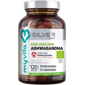 MyVita Silver Ashwagandha BIO 200 mg - 120 capsules