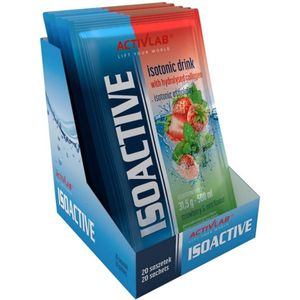 Activlab Isoactive Isotonic met Collageen, St RAW bes en Munt - 20 Zakjes