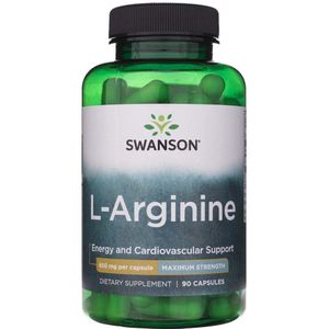 Swanson - L-Arginine - 850 mg - 90 Capsules