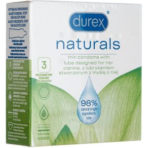 Durex Naturals Condooms - 3 stuks