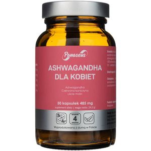 Panaseus Ashwagandha voor vrouwen 485 mg - 50 Capsules