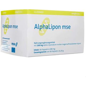 Dr Enzmann MSE Alpha Liponzuur 200 mg - 90 Capsules