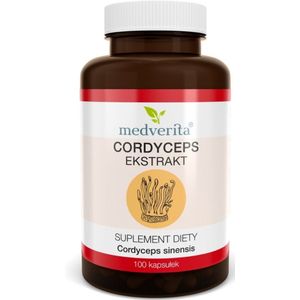Medverita Cordyceps 500 mg - 100 Capsules