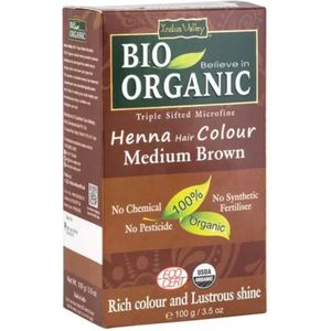 Indus Valley - Henna - Haarkleuring - Medium Bruin - 100 g