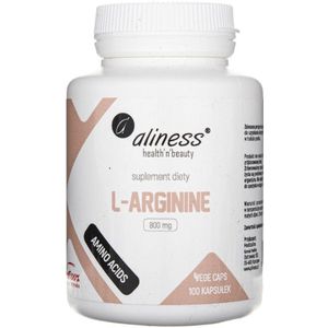 Aliness L-Arginine 800 mg - 100 plantaardige capsules