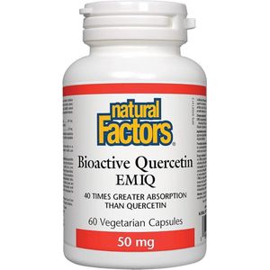 Natural Factors Bioactive Quercetin EMIQ - 60 capsules