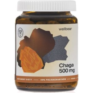 Wellbear Chaga 500 mg - 60 Capsules