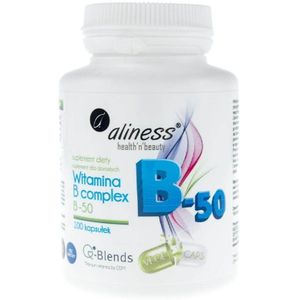 Aliness Vitamine B-complex B-50 - 100 plantaardige capsules