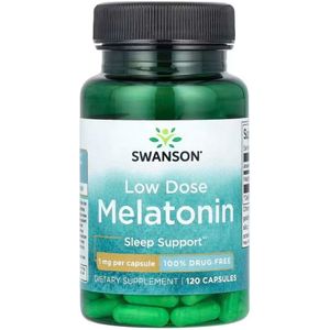 Swanson Lage dosis melatonine - 120 Capsules
