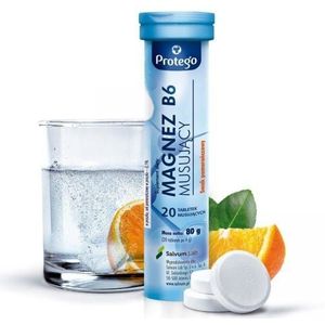 Protego Magnesium, Vitamine B6 - 20 bruistabletten