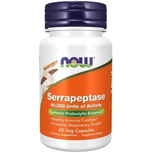 Now Foods - Serrapeptase 60000 SPU - Plantaardige Capsules - 60 stuks