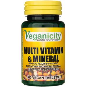 Veganiciteit Multi Vitamine & Mineralen - 60 tabletten