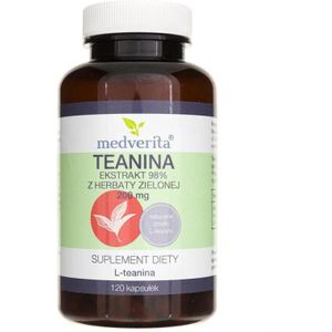 Medverita Theanine (Groene thee-extract) 200 mg - 120 Capsules