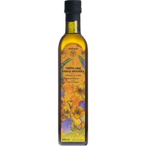 Wellbear Goudkleurige lijnzaadolie koudgeperst - 500 ml