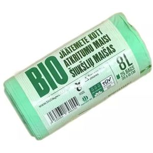 BioBag Biologisch afbreekbare en composteerbare afvalzakken 8 L - 25 stuks