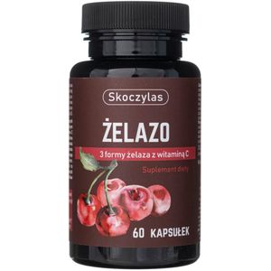 Skoczylas - IJzer 3 Vormen met Vitamine C - 60 Capsules