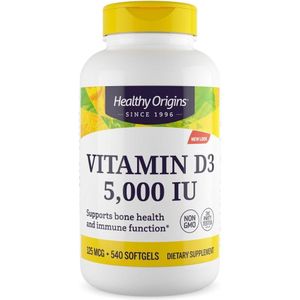 Healthy Origins - Vitamine D3 5000 IE - 540 Softgels