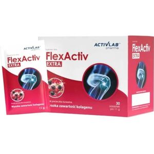 Activlab Pharma FlexActiv Extra, Aalbes-cranberry - 30 zakjes