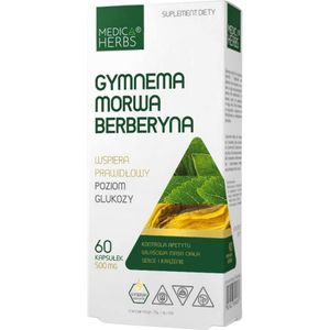 Medica Herbs Gymnema Moerbei Berberine - 60 Capsules