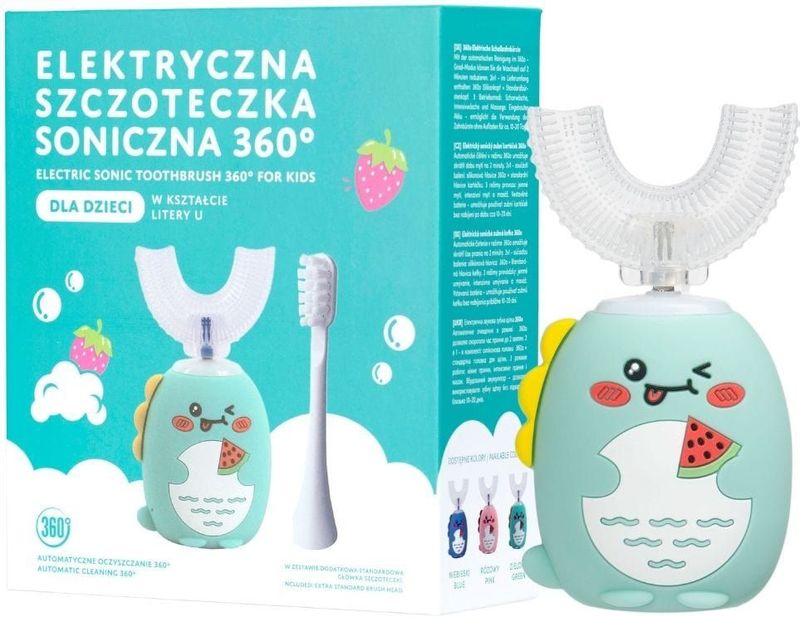 Simed - Sonic Tandenborstel - Groen - 360° U-vorm - 2 in 1