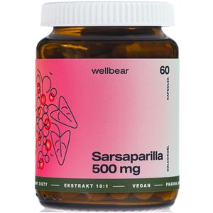 Wellbear Sarsaparilla 500 mg - 60 Capsules