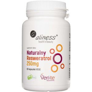 Aliness Natural Resveratrol Veri-Te 250 mg - 60 plantaardige capsules