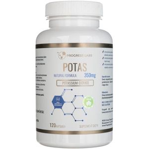 Progress Labs Kaliumcitraat 350 mg - 120 Capsules
