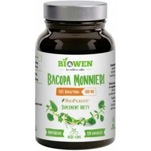 Biowen Bacopa Monnieri, Brahmi 300 mg - 120 capsules