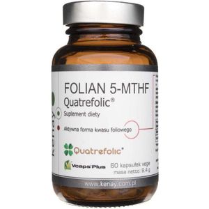 Kenay FOLAAT 5-MTHF (actief foliumzuur) Quatrefolic ® - 60 Capsules