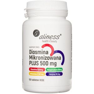 Aliness Diosmine gemicroniseerd PLUS 500 mg - 100 tabletten