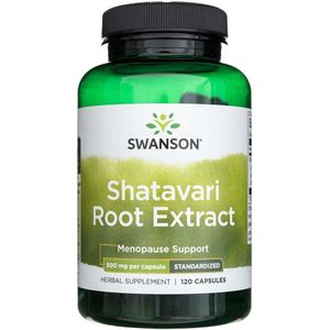 Swanson Shatavari Wortel Extract 500 mg - 120 Capsules