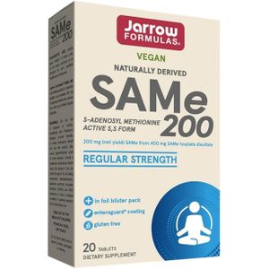 Jarrow Formulas SAMe 200 mg (S-Adenosyl-Methionine) - 20 tabletten