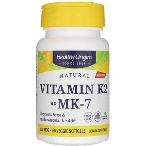 Healthy Origins Vitamine K2 als MK-7 100 mcg - 60 softgels