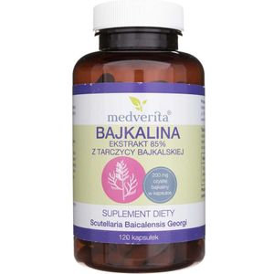 Medverita Baikalin 85% extract van Baikal glidkruid - 120 Capsules