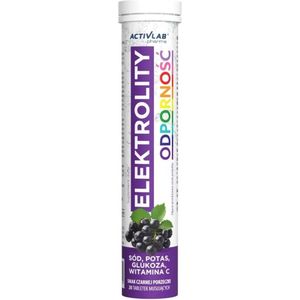 Activlab Pharma Electrolytes Immunity, Zwarte bes - 20 bruistabletten