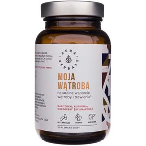 Aura Herbals Leversteun - Artisjok, Mariadistel, Kurkuma - 60 Capsules