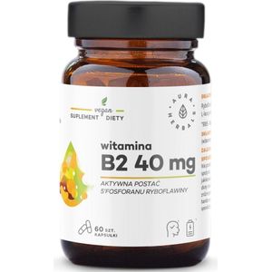 Aura Herbals Vitamine B2 R-5-P 40 mg - 60 capsules