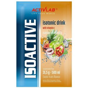 Activlab Isoactive Isotonic met Vitamine C, Exotische vruchten - 31,5 g