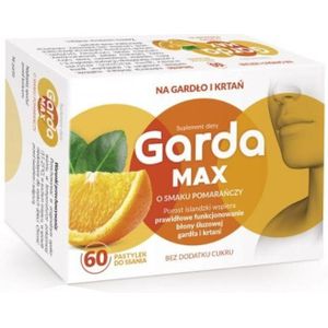 Garda MAX met Lichen Icelandica, Sinaasappel - 60 zuigtabletten