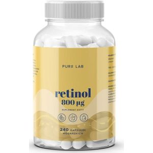 Pure Lab Retinol 800 mcg (Vitamine A) - 240 capsules