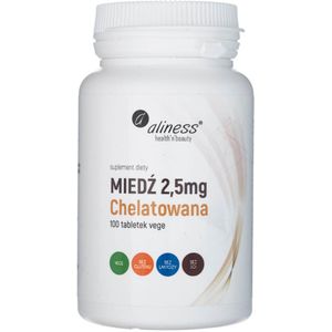 Aliness Gecheleerd koper 2,5 mg - 100 tabletten