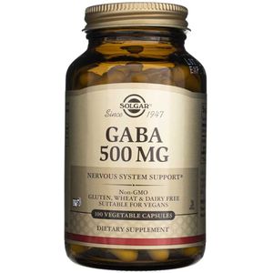 Solgar GABA 500 mg - 100 plantaardige capsules