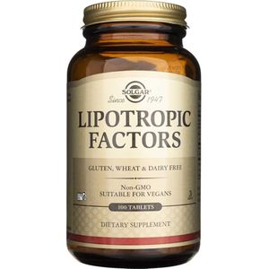 Solgar - Lipotrope Factoren - Voedingssupplement - 100 Tabletten