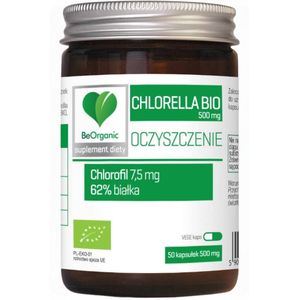 BeOrganic Chlorella 500 mg - 50 Capsules