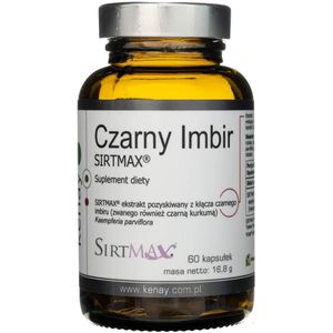 Kenay Zwarte gember Sirtmax - 60 capsules