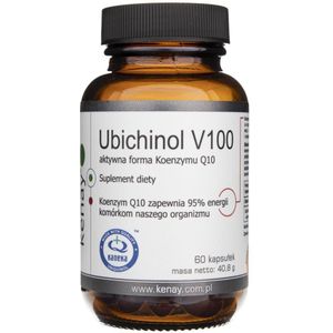Kenay Ubiquinol V100 (Actieve vorm van co-enzym Q10) - 60 Capsules
