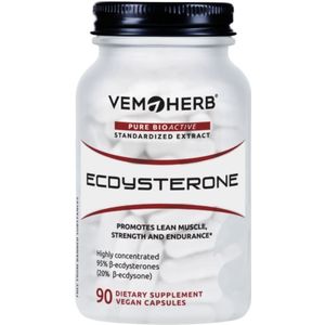 Hepatica VemoHerb Ecdysterone (95% Beta-Ecdysterone) - 90 Capsules